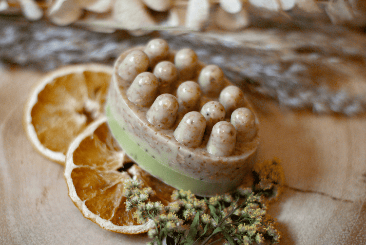 Exfoliating Massage Soap Bar With Oatmeal