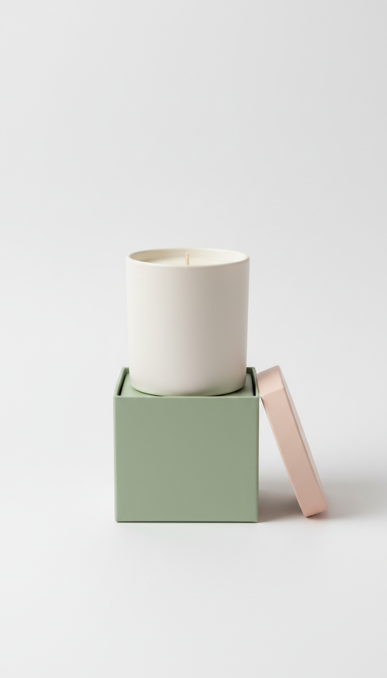 Calm Ritual Candle in Frosted Glass