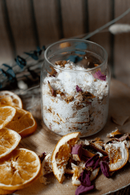 Bath Salt With Dried Botanicals