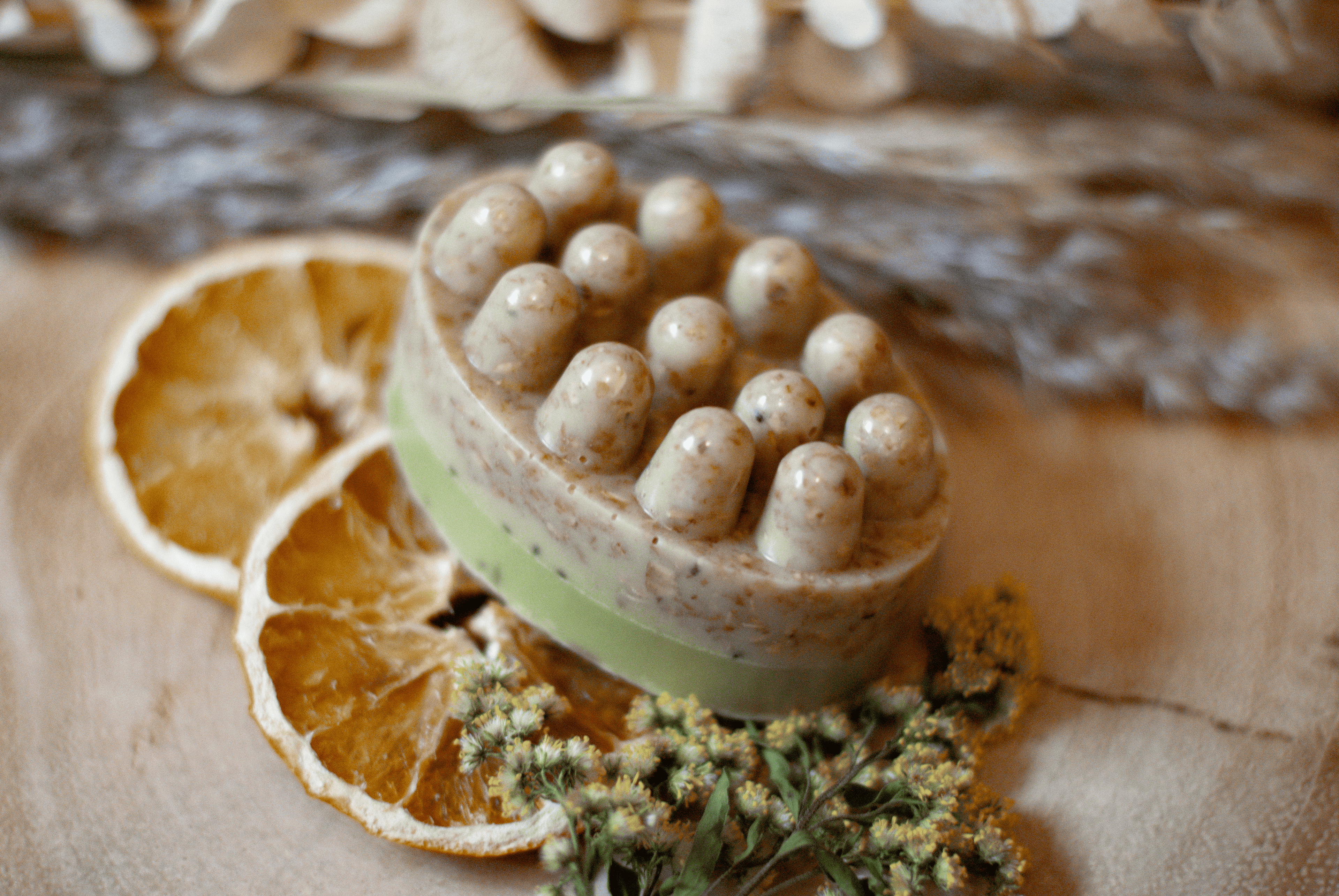 Exfoliating Massage Soap Bar With Oatmeal