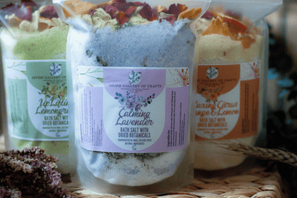 Bath Salt With Dried Botanicals