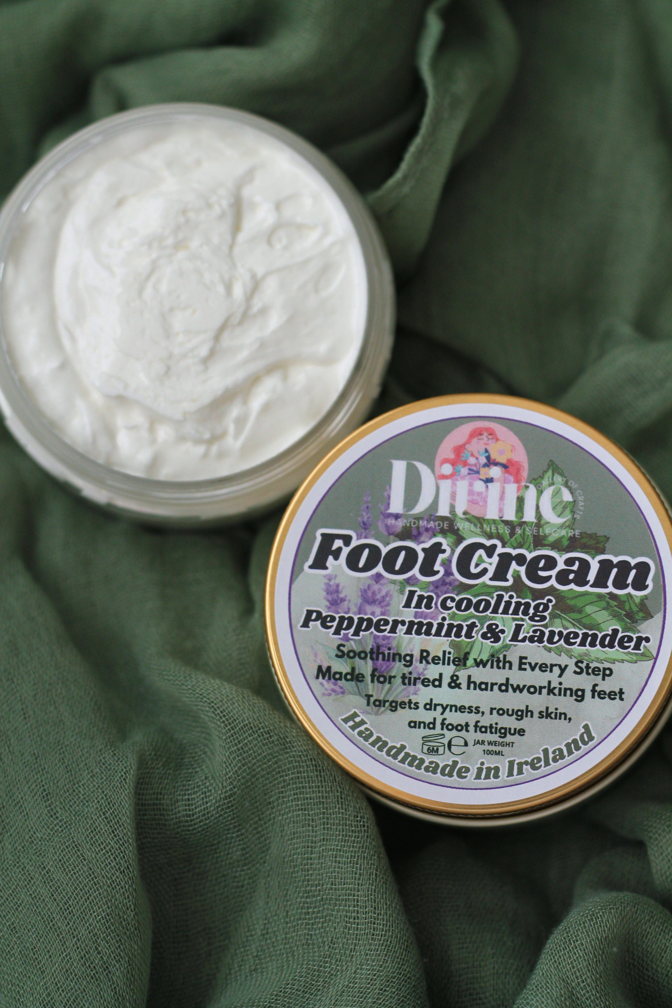 Foot Cream In Cooling Peppermint & Lavender︱100 ML